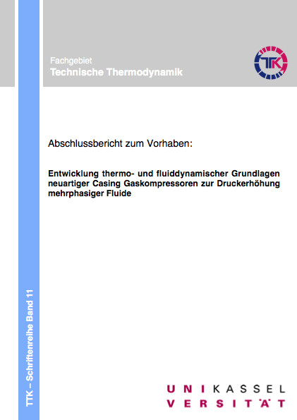 Abschlussbericht zum Vorhaben: Entwicklung thermo- und fluiddynamischer Grundlagen neuartiger Casing Gaskompressoren zur Druckerh&ouml;hung mehrphasiger Fluide des Verbundprojekts: EHCR - Boost - Kompakt vernetzte Mehrphasen Transportsysteme mit neuen Casing Gas Kompressoren zur Erh&ouml;hung der Ausf&ouml;rderrate maritimer &Ouml;l- und Gas-felder - Andrea Luke