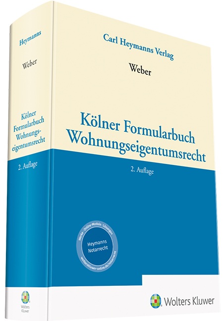 K&ouml;lner Formularbuch Wohnungseigentumsrecht - 