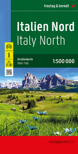 Italien Nord, Stra&szlig;enkarte 1:500.000, freytag & berndt
