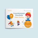 Arbeitsheft f&uuml;r Freiarbeit Fasching (Vorschule) - Manuela Winter, Diana Wimmer