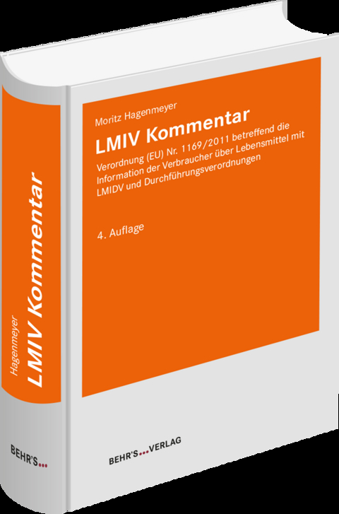 LMIV Kommentar - Auflage 2021 - Moritz Hagenmeyer