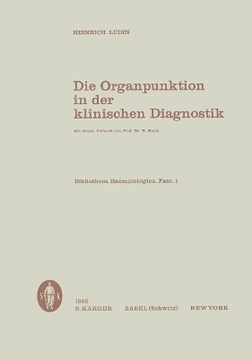 Die Organpunktion in der klinischen Diagnostik