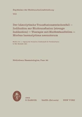 Deutsche Gesellschaft f&uuml;r Bluttransfusion - 