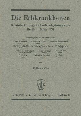 Die Erbkrankheiten