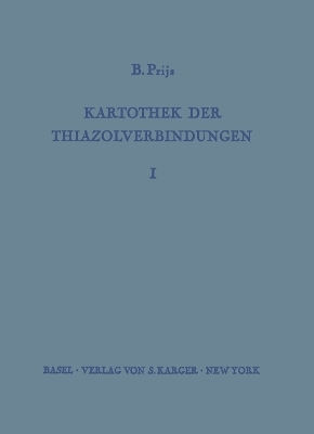 Kartothek der Thiazolverbindungen