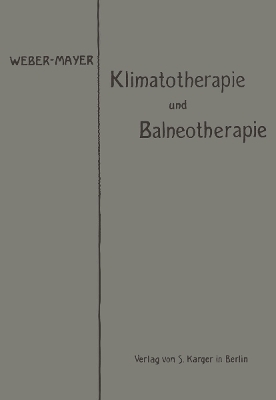 Klimatotherapie und Balneotherapie