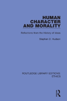 Human Character and Morality - Stephen D. Hudson