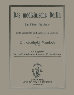 Das medizinische Berlin - G. Mamlock