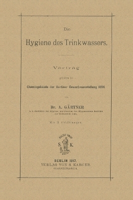 Die Hygiene des Trinkwassers