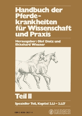Handbuch der Pferdekrankheiten für Wissenschaft und Praxis