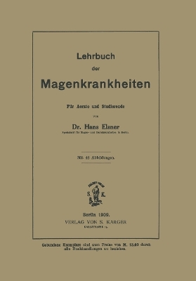 Lehrbuch der Magenkrankheiten