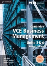 Cambridge VCE Business Management Units 3&4 - Cain, Julie; Somers, Gillian; Sekula, Debbie