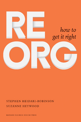ReOrg - Stephen Heidari-Robinson, Suzanne Heywood