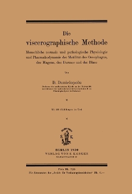 Die viscerographische Methode