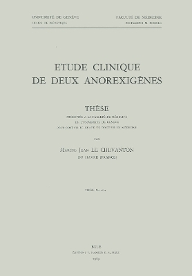 Etude clinique de deux anorexigènes