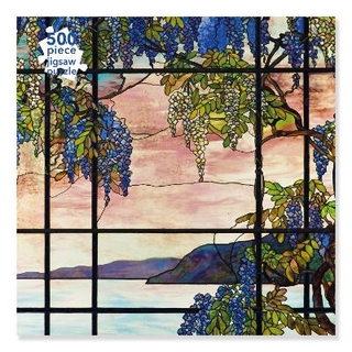 Adult Jigsaw Puzzle Tiffany Studios: View of Oyster Bay (500 pieces)