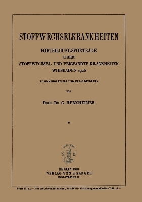 Stoffwechselkrankheiten