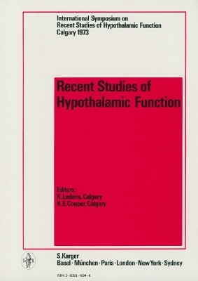 Recent Studies of Hypothalamic Function