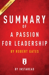 Summary of A Passion for Leadership - Instaread Summaries