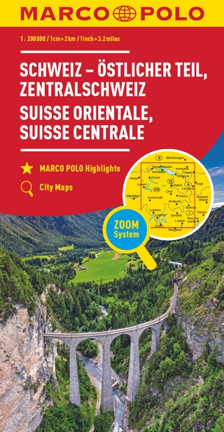 MARCO POLO Regionalkarte Schweiz 02 Östlicher Teil