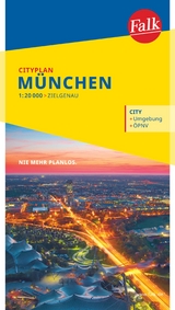 Falk Cityplan M&uuml;nchen 1:20.000
