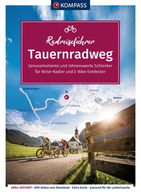 KOMPASS Radreiseführer Tauernradweg - Kristina Erhard