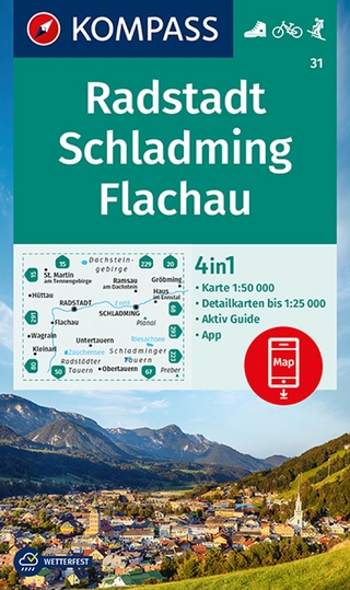 KOMPASS Wanderkarte 31 Radstadt, Schladming, Flachau 1:50.000