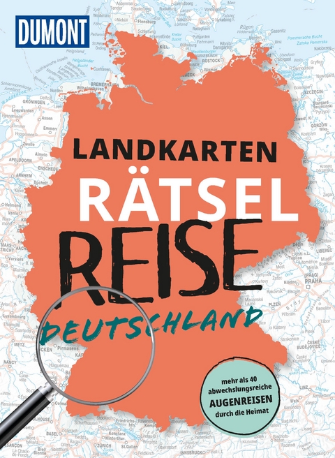 Landkarten-R&auml;tselreise Deutschland - Nadine Ormo, Michael Laufersweiler