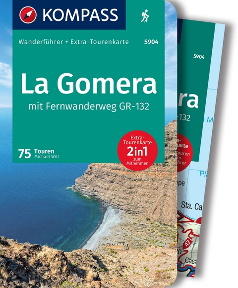 KOMPASS Wanderf&uuml;hrer La Gomera, 75 Touren mit Extra-Tourenkarte - Michael Will