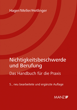 Nichtigkeitsbeschwerde und Berufung - Hager, Gerhard; Meller, Heinz; Hetlinger, Christa