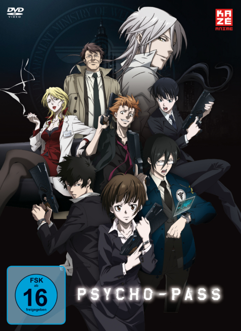 Psycho-Pass - 1. Staffel - DVD-Gesamtausgabe (8 Discs) - Gen Urobuchi, Naoyoshi Shiotani
