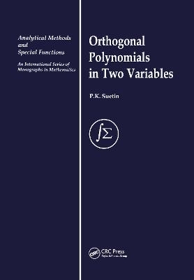 Orthogonal Polynomials in Two Variables - P.K. Suetin