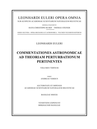 Commentationes astronomicae ad theoriam perturbationum pertinentes 3rd part