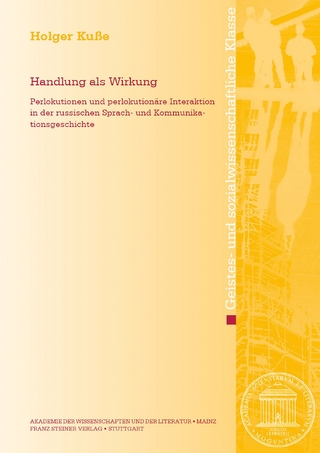 Handlung als Wirkung