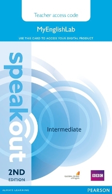 Speakout Intermediate 2nd Edition MyEnglishLab Teacher Access Card (Standalone)