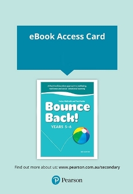 Bounce Back! Years 5-6 eBook (Access Card) - Helen McGrath, Toni Noble
