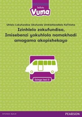 Vuma IsiZulu Home Language Izinga lesi-3 Izinhlelo zokufundisa, Imisebenzi yokuhlola namakhadi amagama akopishekayo: Level 3: Grade 1