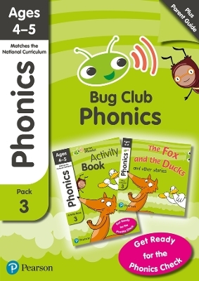 Bug Club Phonics Learn at Home Pack 3, Phonics Sets 7-9 for ages 4-5 (Six stories + Parent Guide + Activity Book) - Rhona Johnston, Joyce Watson, Jill Atkins, Monica Hughes, Emma Lynch