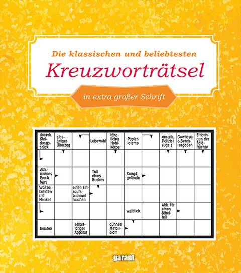 Kreuzwortr&auml;tsel in Gro&szlig;schrift 4