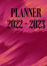 Terminplaner Jahreskalender 2022 - 2023, Terminkalender DIN A5, Taschenbuch und Hardcover