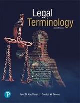 Legal Terminology - Kauffman, Kent; Brown, Gordon