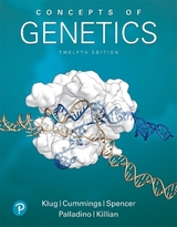 Concepts of Genetics - Klug, William; Cummings, Michael; Spencer, Charlotte; Palladino, Michael; Killian, Darrell