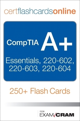 CompTIA A+ Flash Cards Online Student Access Code Card