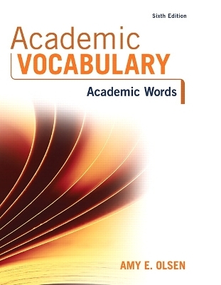 Academic Vocabulary - Amy Olsen