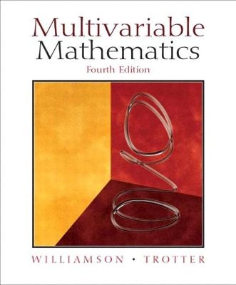 Multivariable Mathematics - Richard Williamson, Hale Trotter