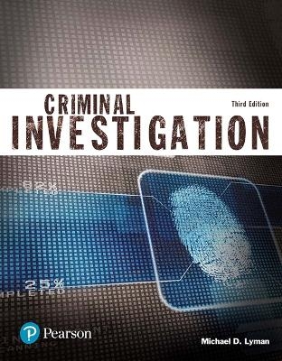 Criminal Investigation (Justice Series) - Michael Lyman