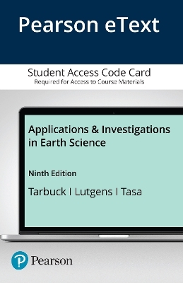 Applications and Investigations in Earth Science