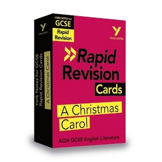 York Notes RAPID AQA GCSE (Revision Cards) A Christmas Carol - for 2026, 2027 exams