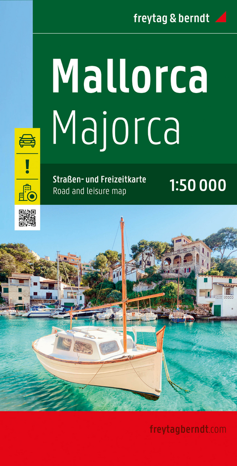 Mallorca, Stra&szlig;en- und Freizeitkarte 1:50.000, freytag & berndt