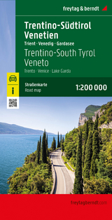 Trentino-S&uuml;dtirol - Venetien, Stra&szlig;en- und Freizeitkarte 1:200.000, freytag & berndt